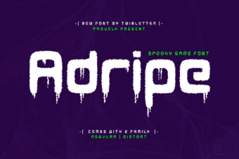 Adripe Spooky Game Font