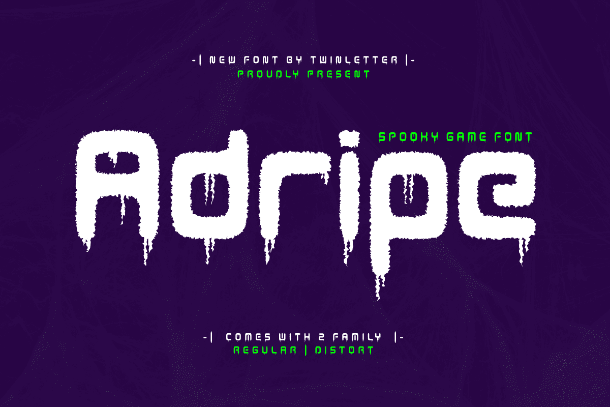 Adripe Spooky Game Font