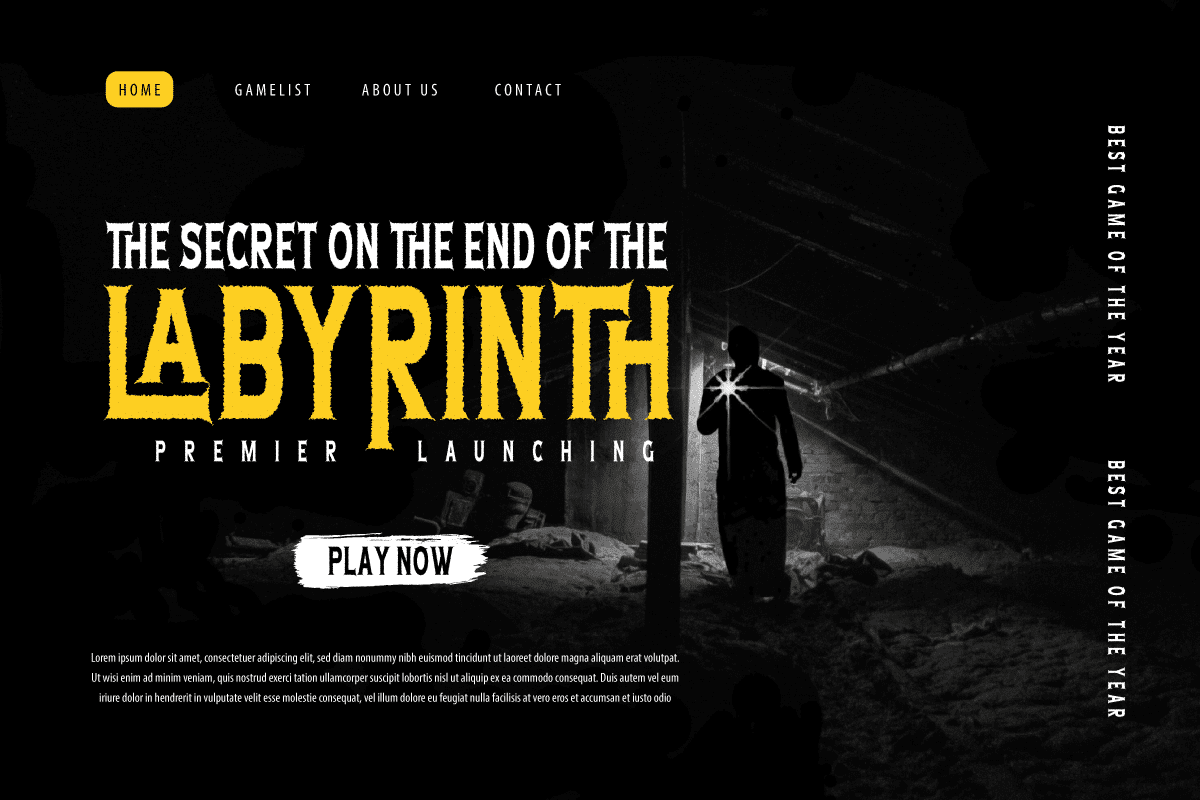 Hellvosien Horror Display Font 1