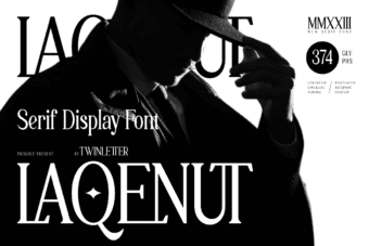 Laqenut Serif Display Font