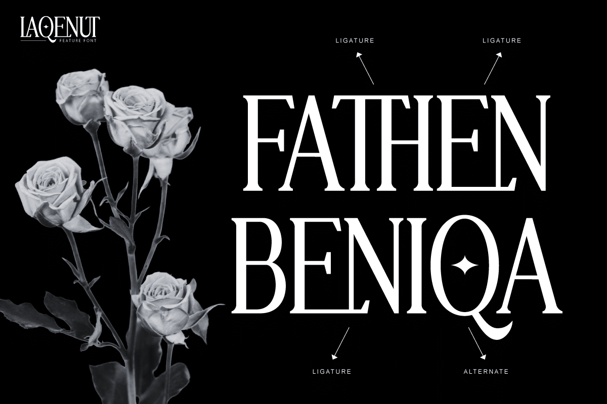 Laqenut Serif Display Font 1
