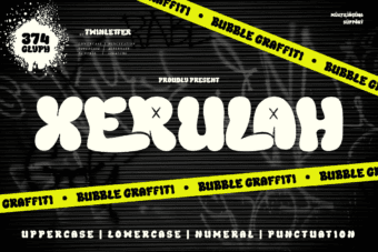 Xerulah Bubble Graffiti Font