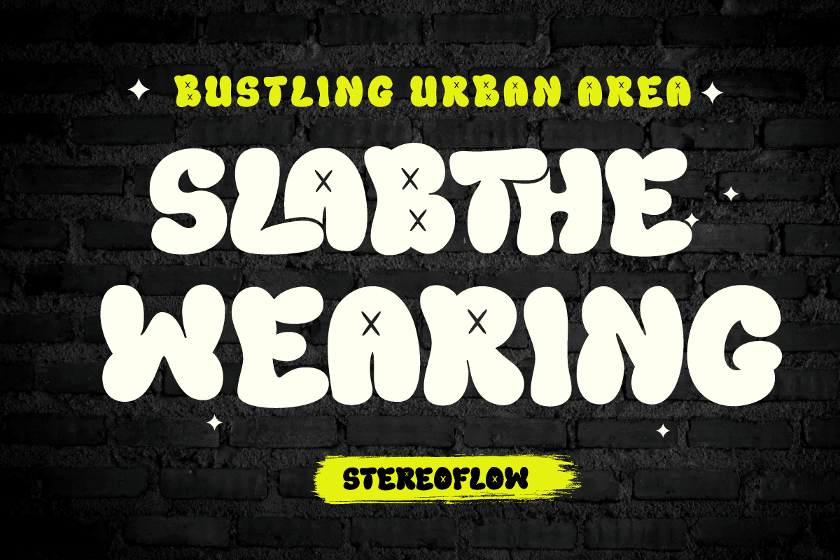 Xerulah Bubble Graffiti Font 4