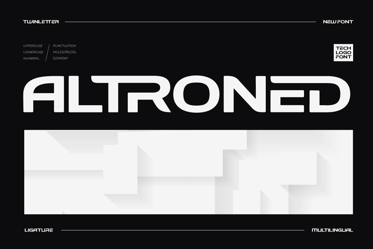 Altroned Tech Logo Font