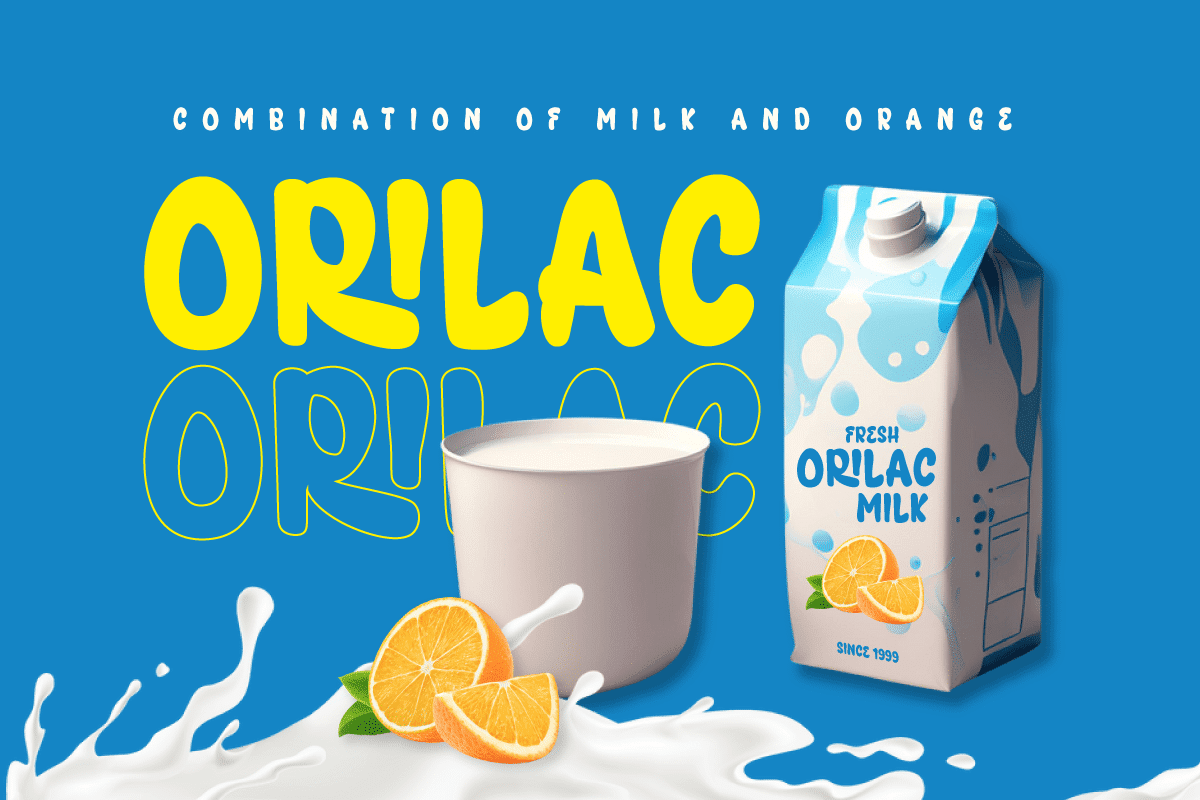 Kastrie Milk Display Font 4