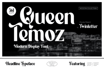 Queen Temoz Display Font