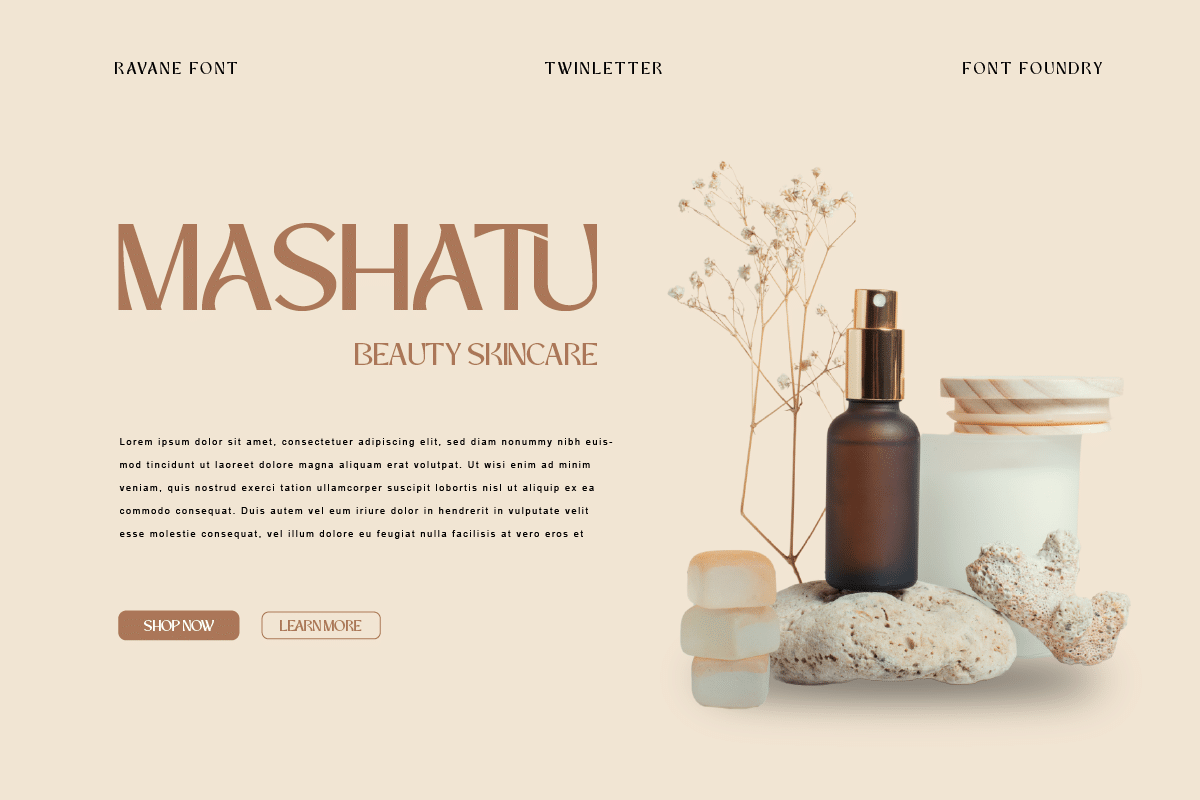 Ravane Display Font 1