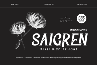 Saigren Serif Display Font