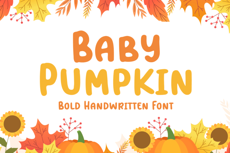 Baby Pumpkin Font