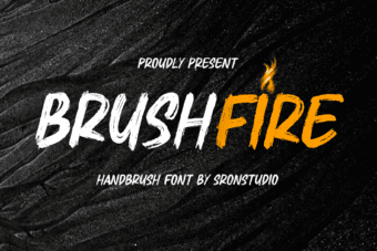 Brushfire Textured Font