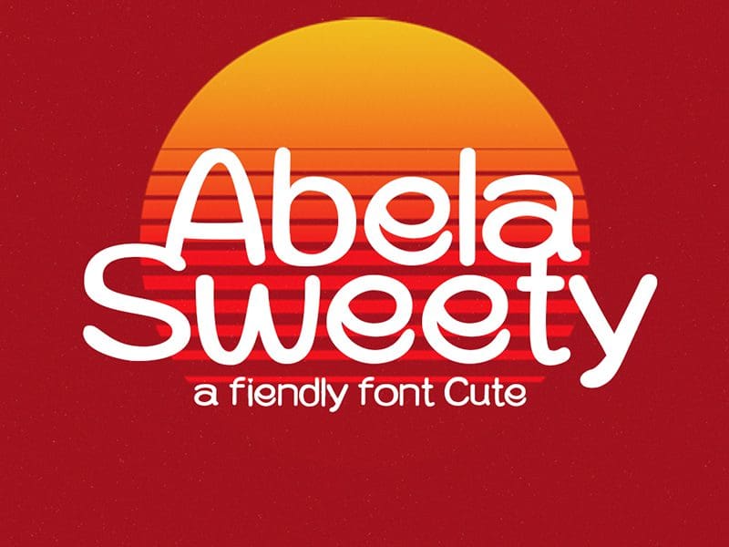 Abela Sweety Font