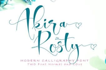 Akira Rosty Font