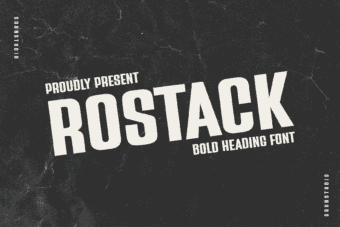 Rostack Font