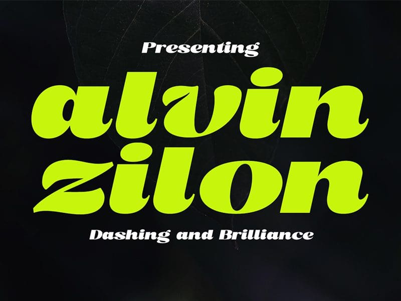 Alvin Zilon Font