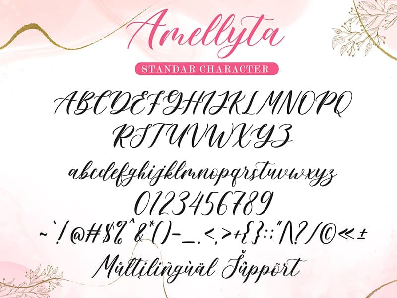 Amellyta Font 3