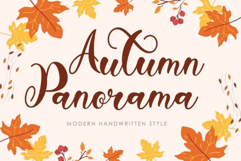 Autumn Panorama Font