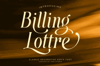 Billing Lottre Font