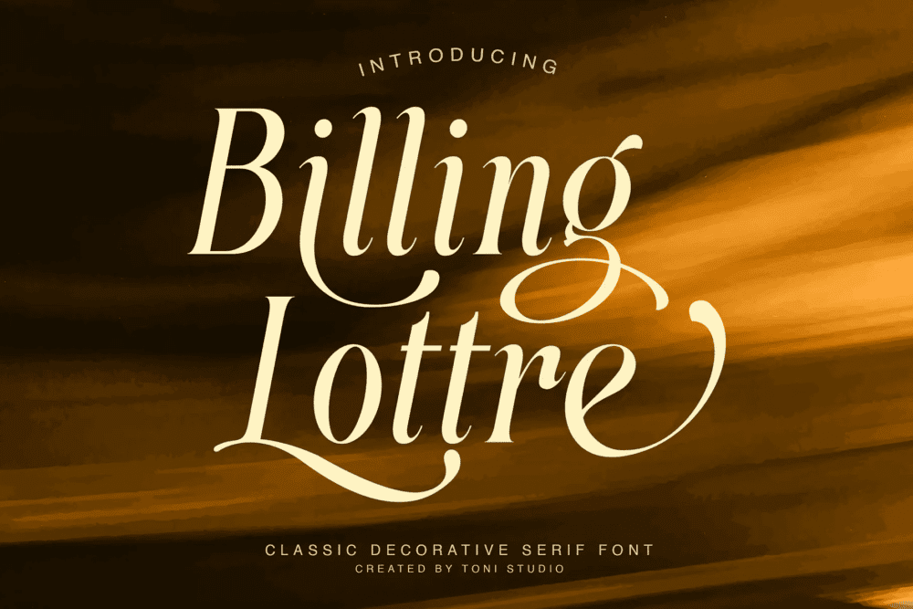 Billing Lottre Font