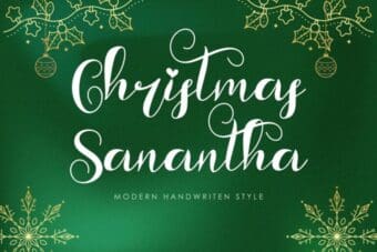 Christmas Sanantha Font