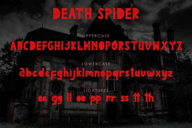 Death Spider Font 4