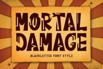 Mortal Damage Font