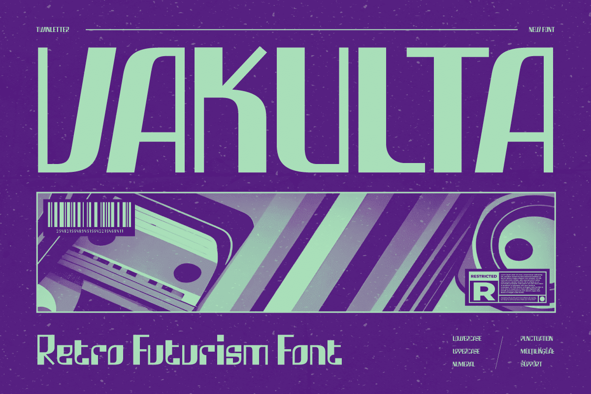 Vakulta Futurism Font