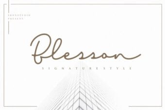 Blesson Font