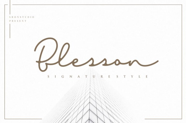 Blesson Font