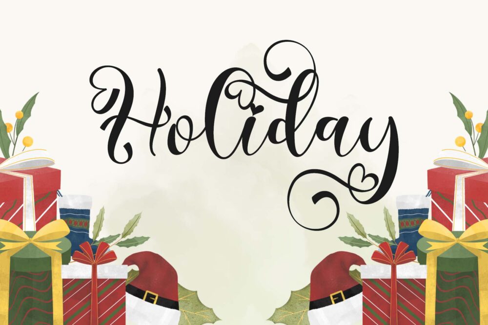 Christmas Bonitha Font 1