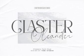 Claster Oleander Font