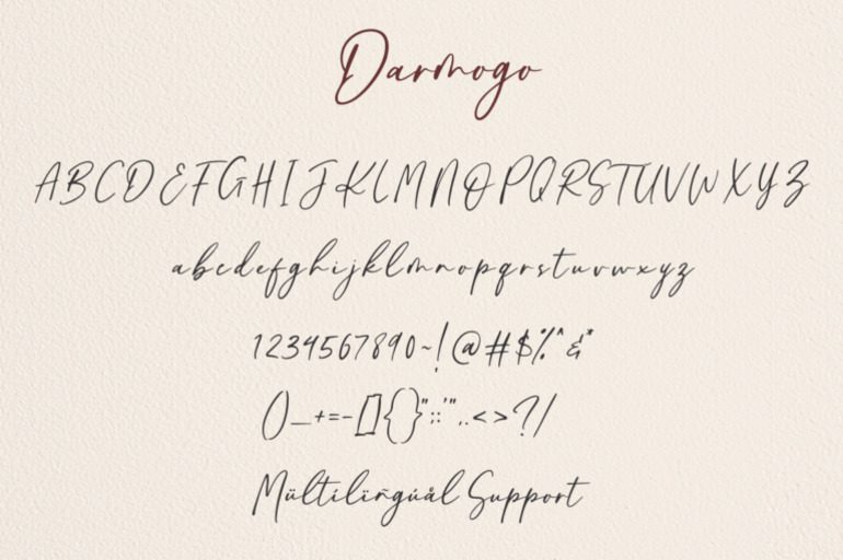 Darmogo Font 4