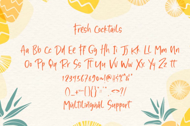 Fresh Cocktails Font 4