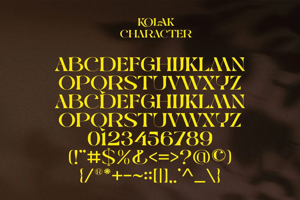 Kolak Font 4