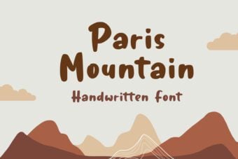Paris Mountain Font