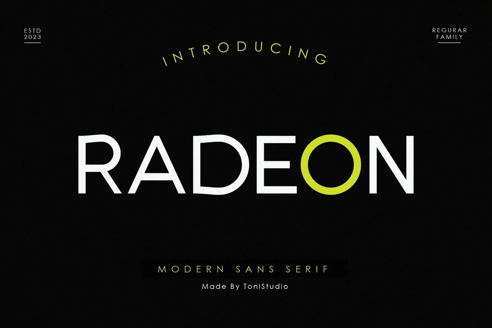 Radeon Font