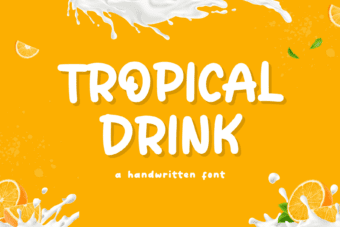 Tropical Drink Font