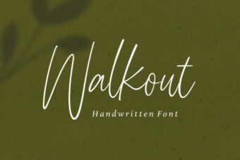 Walkout Font