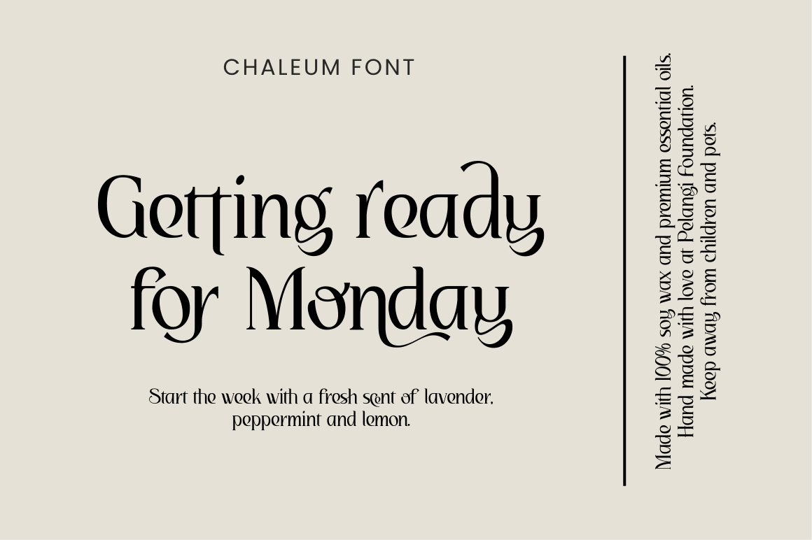 Chaleum Font 3