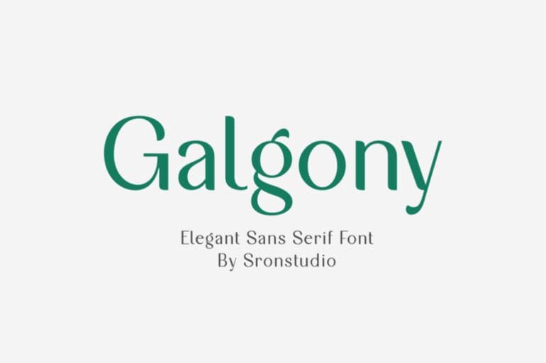 Galgony Font