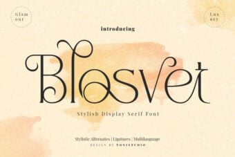 Blosvet Font