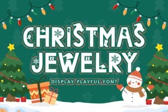 Christmas Jewelry Font