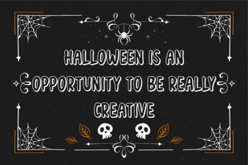 Halloween Handcraft Font 1