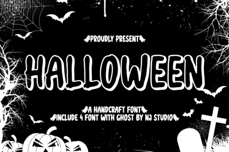 Halloween Handcraft Font