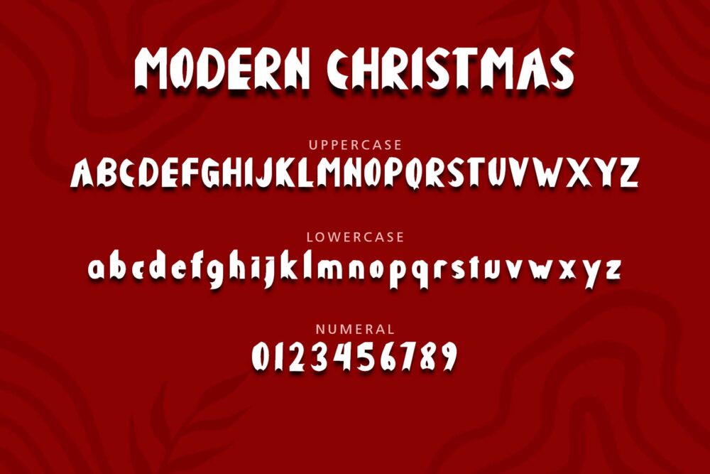Modern Christmas Font 2