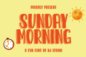 Sunday Morning Font