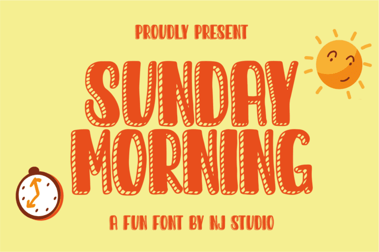 Sunday Morning Font