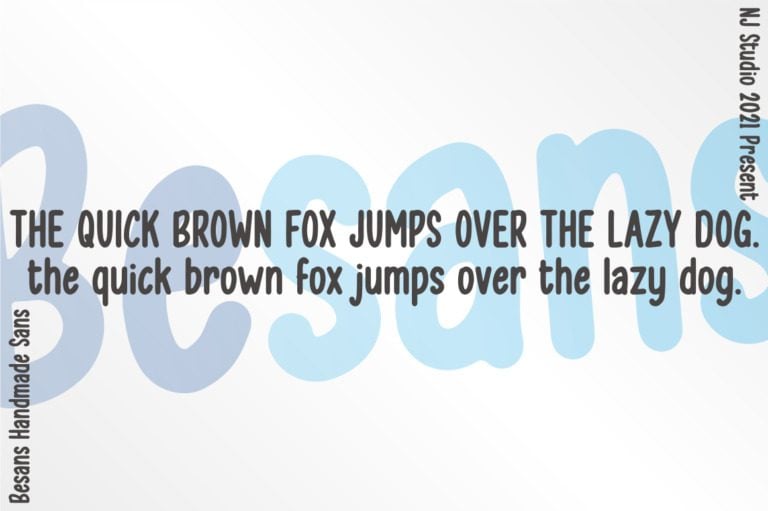 Besans Font 4