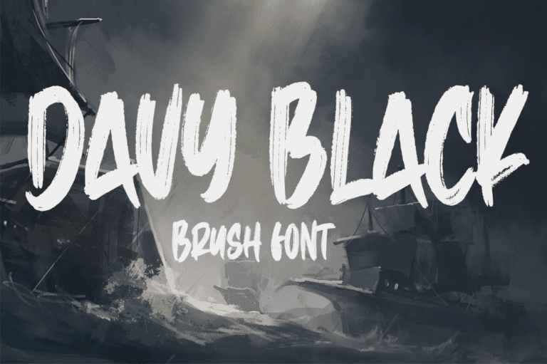 Davy Black Font