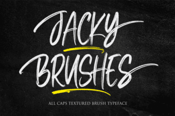 Jacky Brushes Font