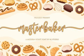 Masterbaker Font